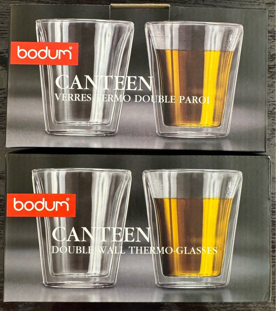 BODUM CANTEEN GLASS 0.2L 2PCS