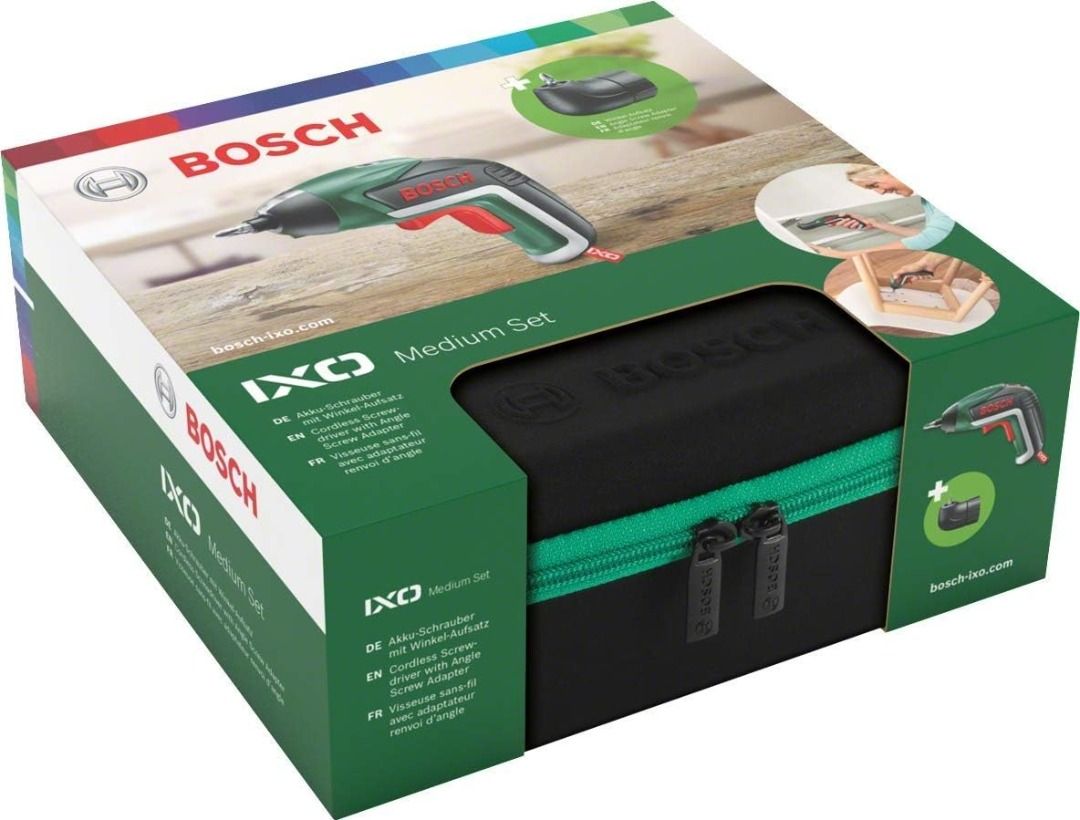 Bosch Cordless Screwdriver IXO Medium Set 5th Generation Angle