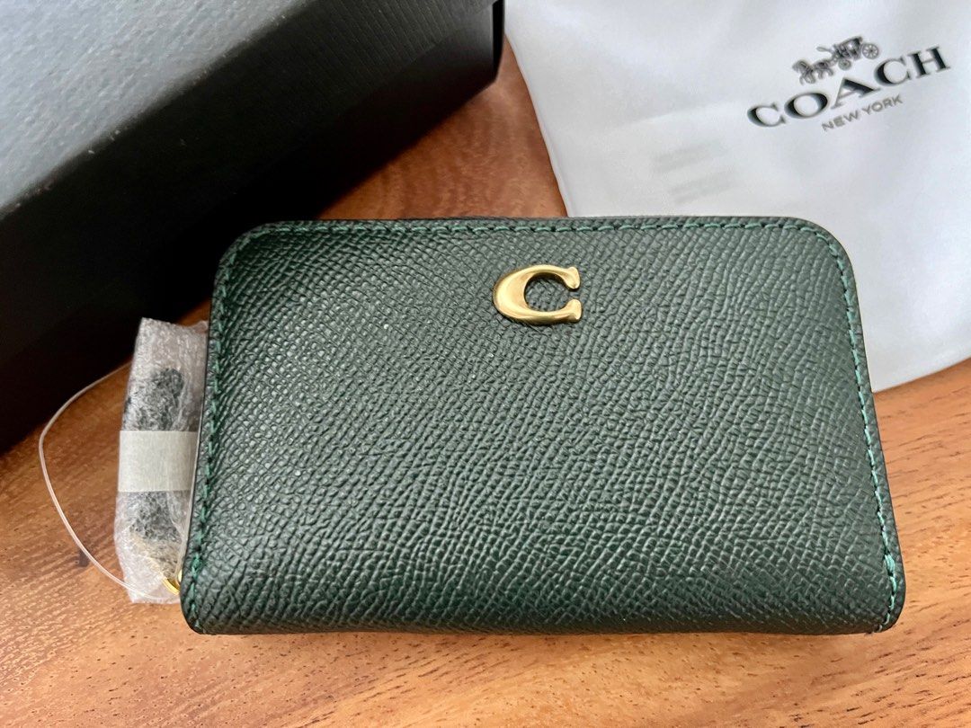 BRAND NEW COACH SMALL ZIP AROUND CARD CASE Women s Fashion Bags Wallets Purses Pouches on Carousell