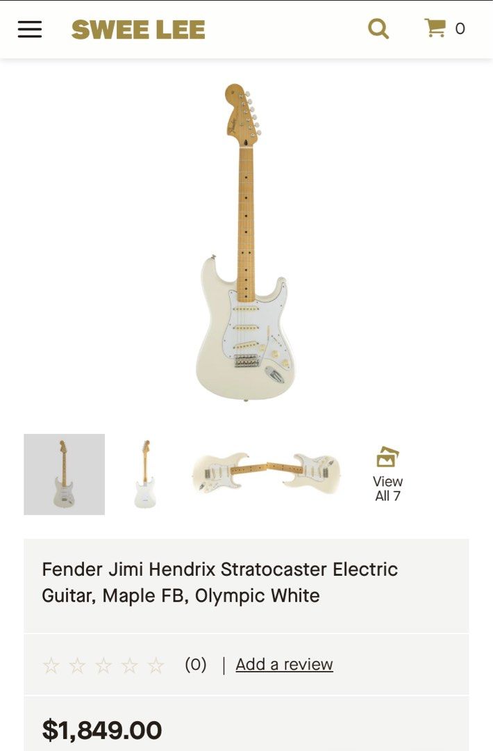 Jimi hendrix deals guitar original