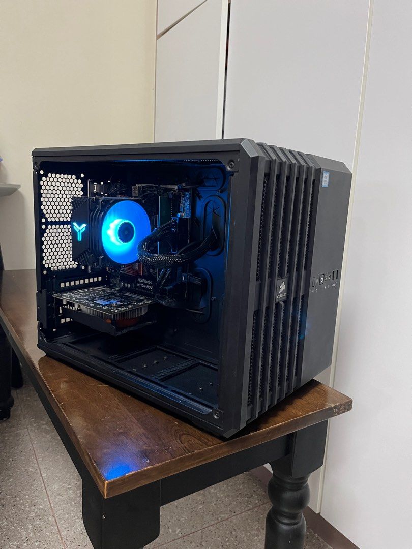 BUDGET I5 RGB GAMING PC DESKTOP CPU ITX 7500 GTX 750TI 8GB RAM