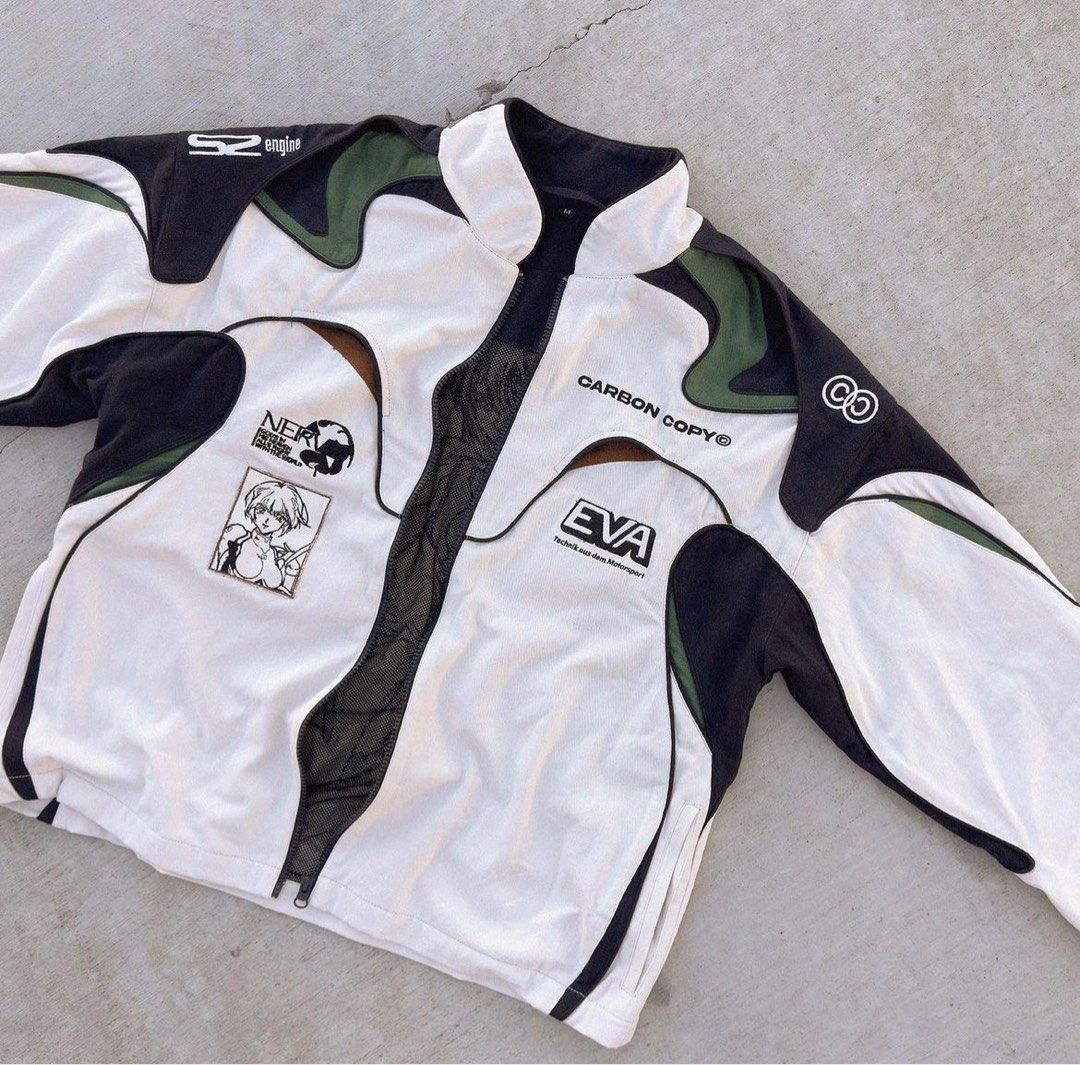 CARBON COPY EVANGELION REI RACING JACKET, Men's Fashion, Coats, Jackets