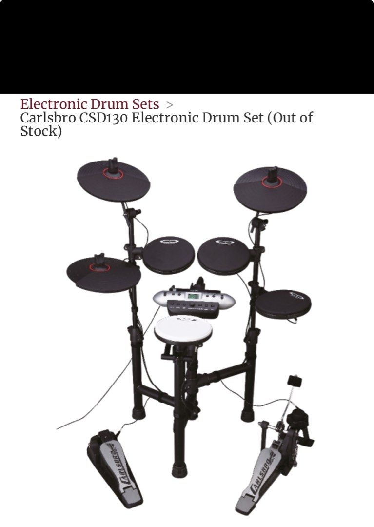 Carlsbro csd130 shop electronic drum kit