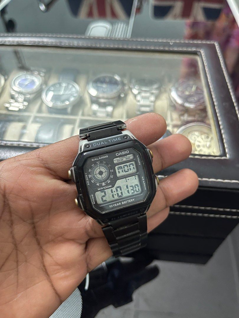 Casio Dual Time, Men's Fashion, Watches & Accessories, Watches on Carousell