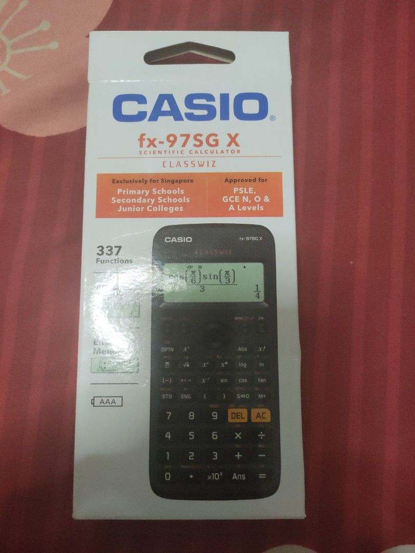 Casio fx 97sg x popular bookstore sales