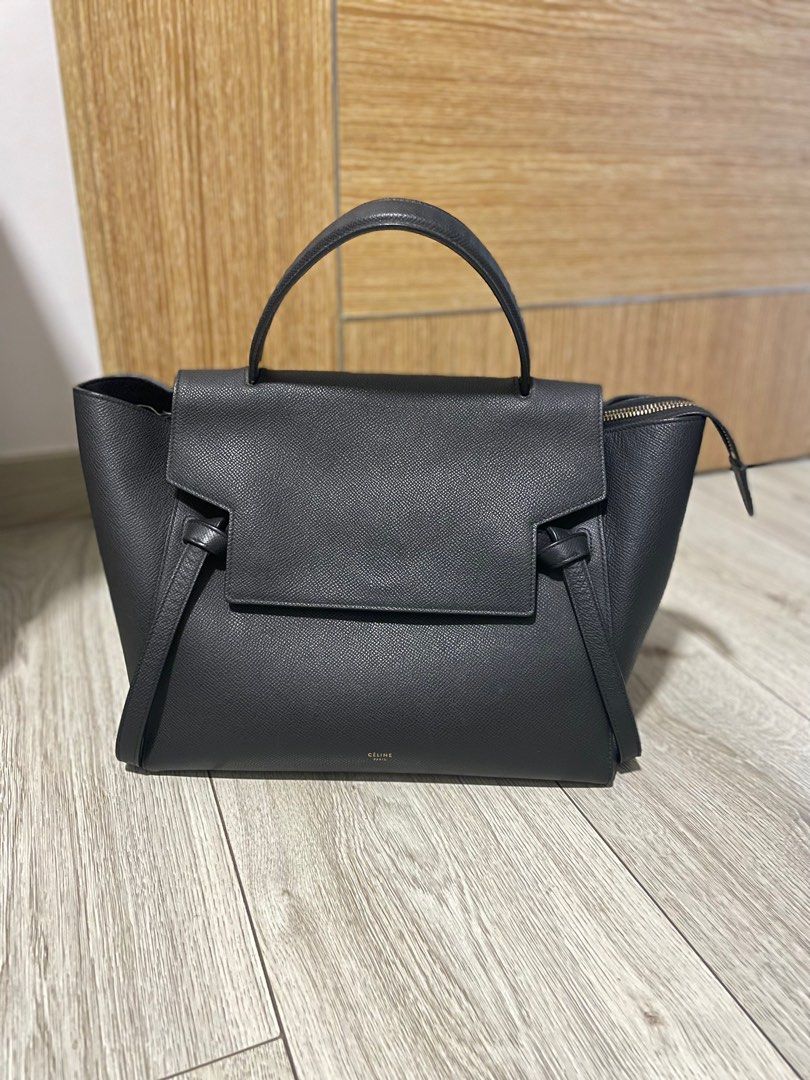 Celine mini belt bag in black