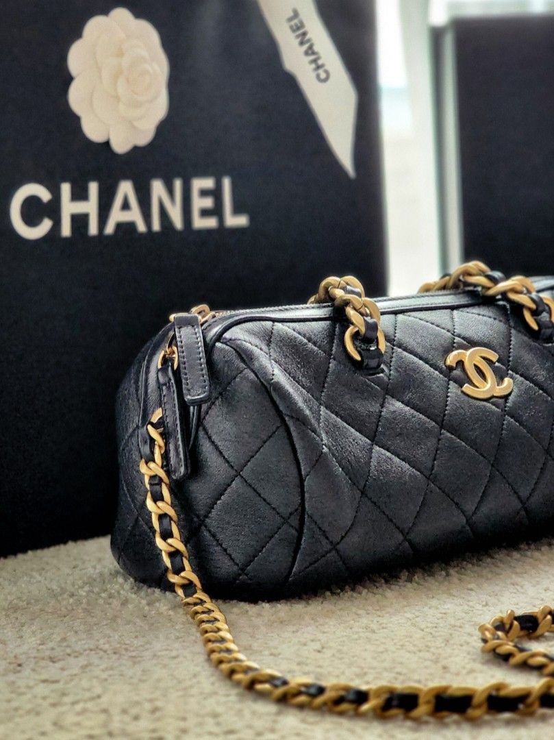 Chanel small bowling clearance bag 2020