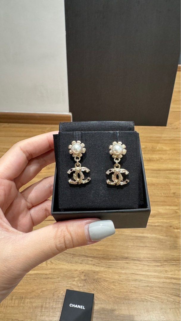 Chanel Earrings Luxury Accessories on Carousell