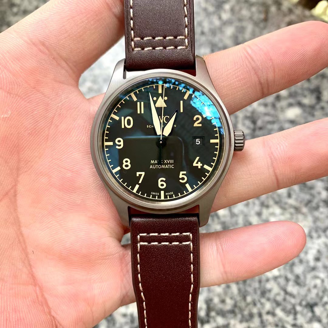 CNY PROMO IWC Pilot Mark XVIII Heritage Titanium Men s Fashion