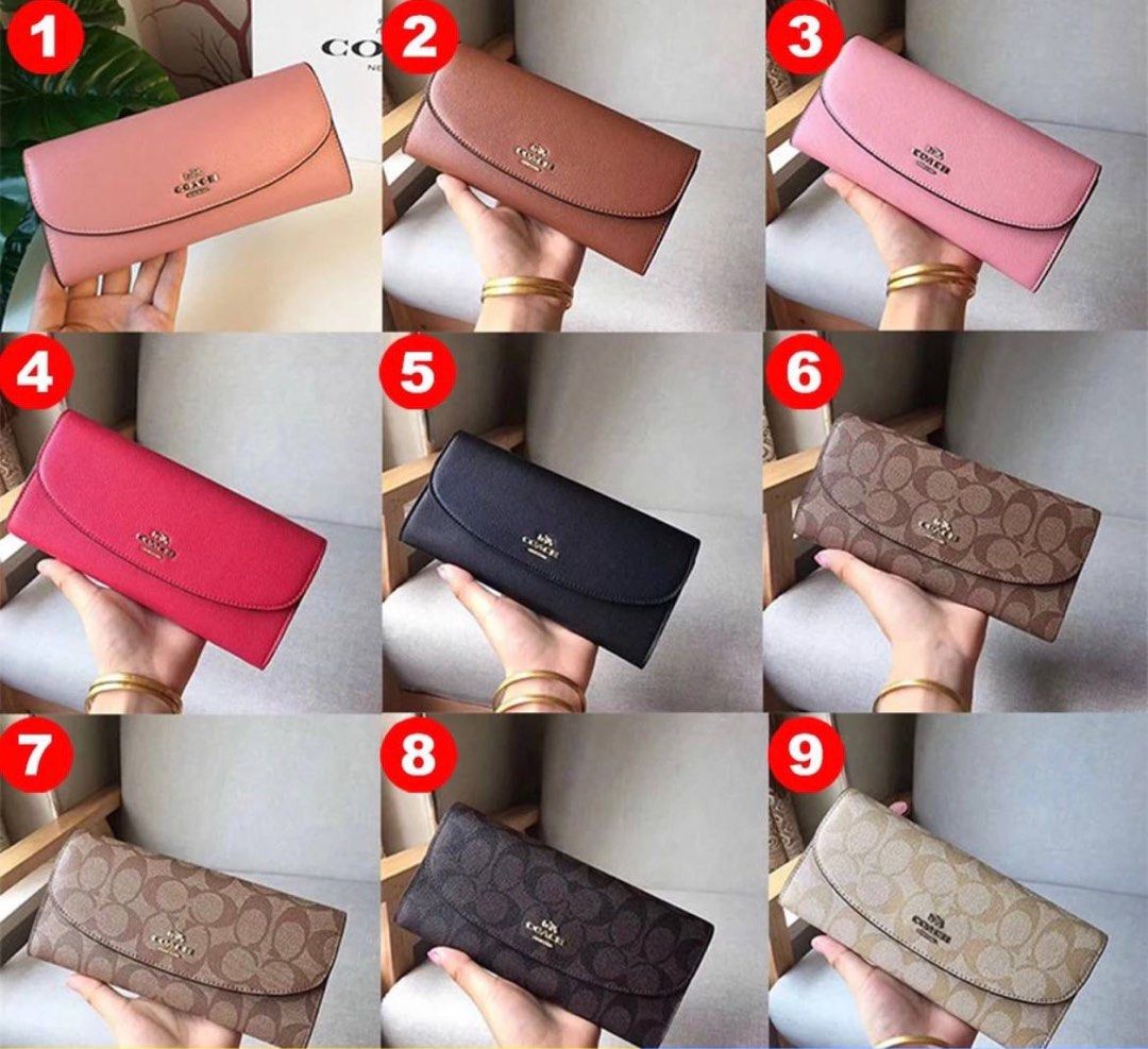 Coach slim envelope wallet