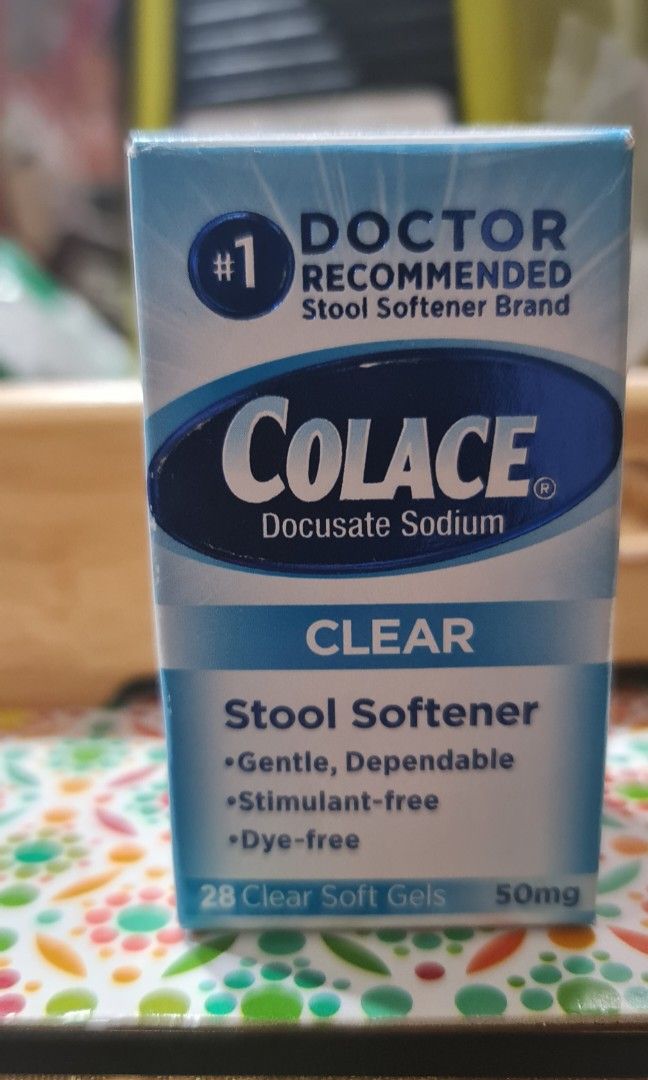 Colace stool softener sealed babies kids maternity care on carousell