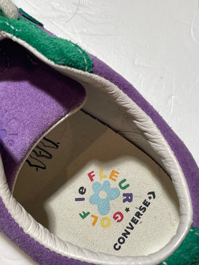 Converse one star ox tyler the creator golf le fleur purple green top