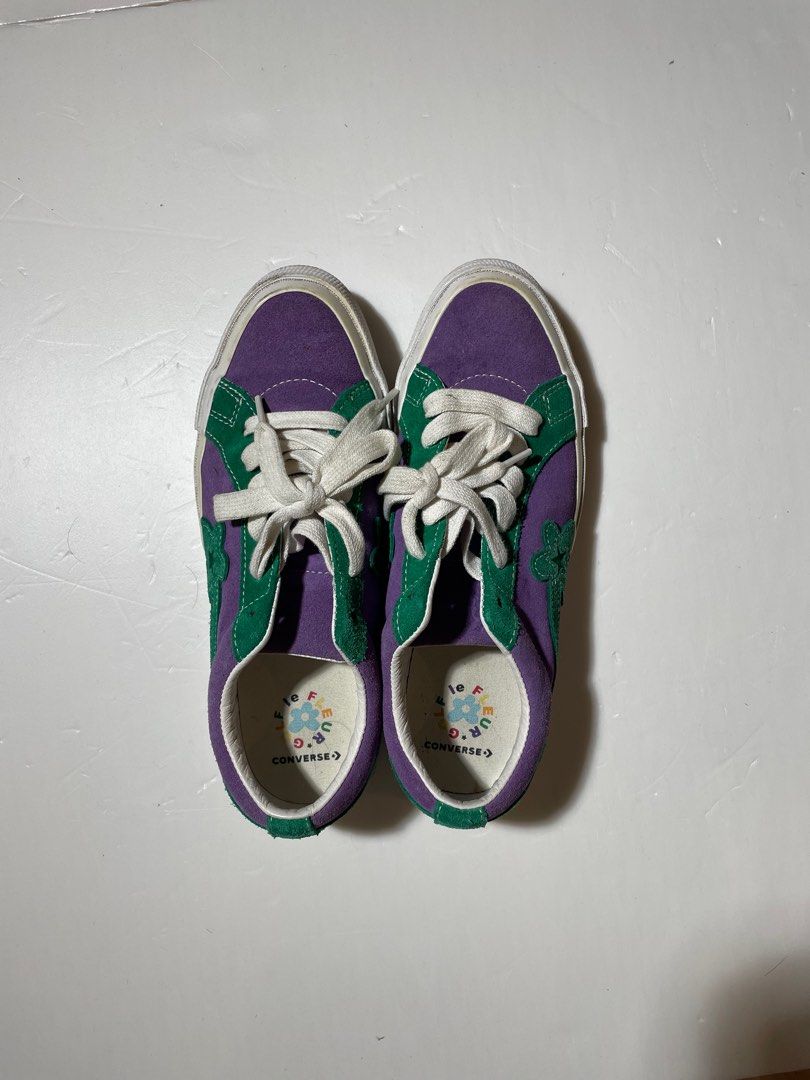 Converse one star Ox Tyler the creator Golf le Fleur Purple green Carousell