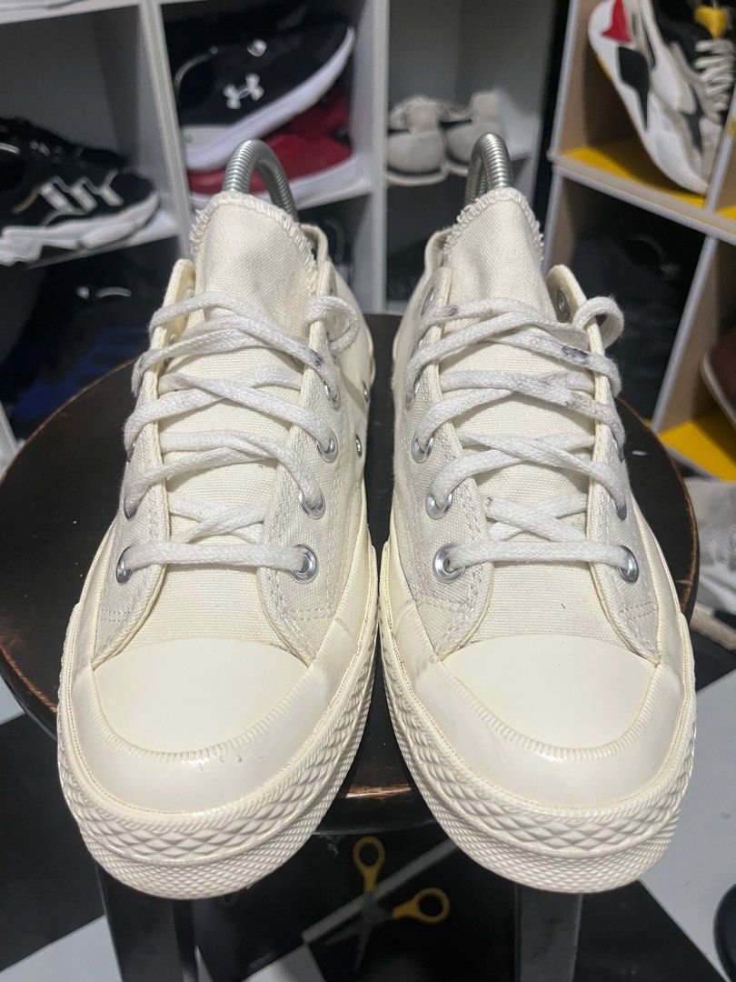 Converse x CDG Play Women s Fashion Footwear Sneakers on Carousell