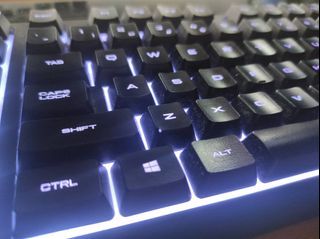 Corsair K55 RGB Gaming keyboard like new