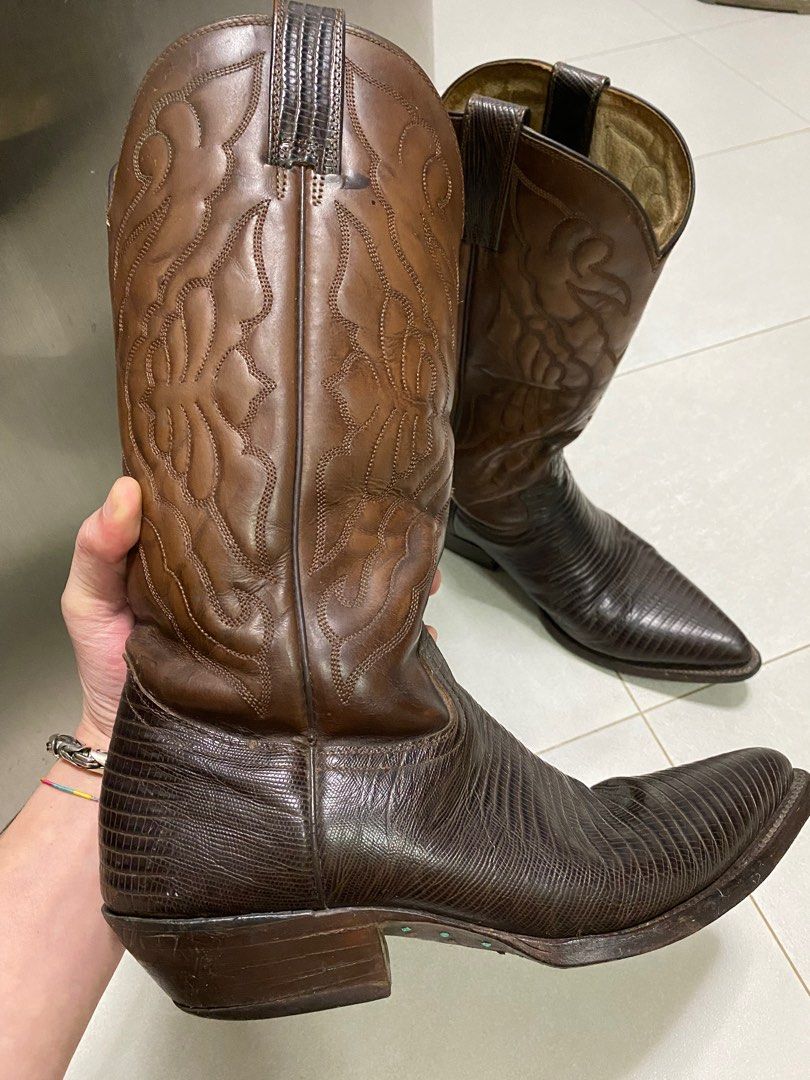 Cowboy Boots 100% Genuine Leather, Men's Fashion, Footwear, Boots on  Carousell
