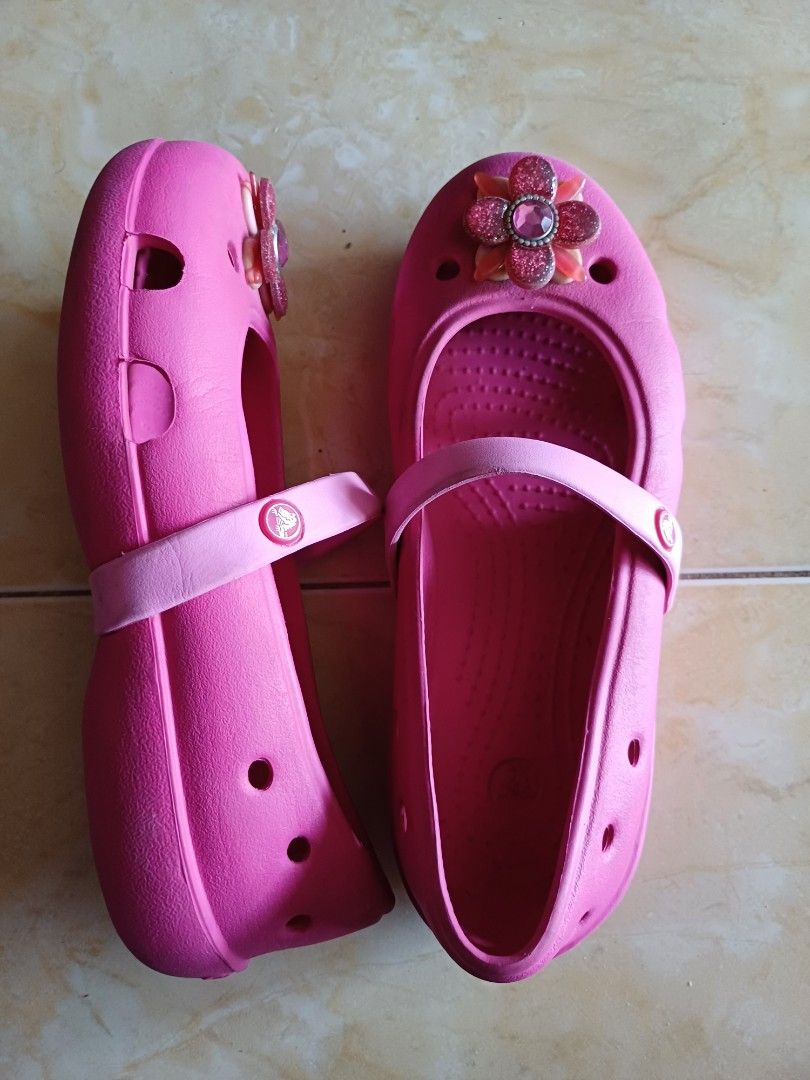 Crocs Flat Mary Jane C13 Babies Kids Babies Kids Fashion on