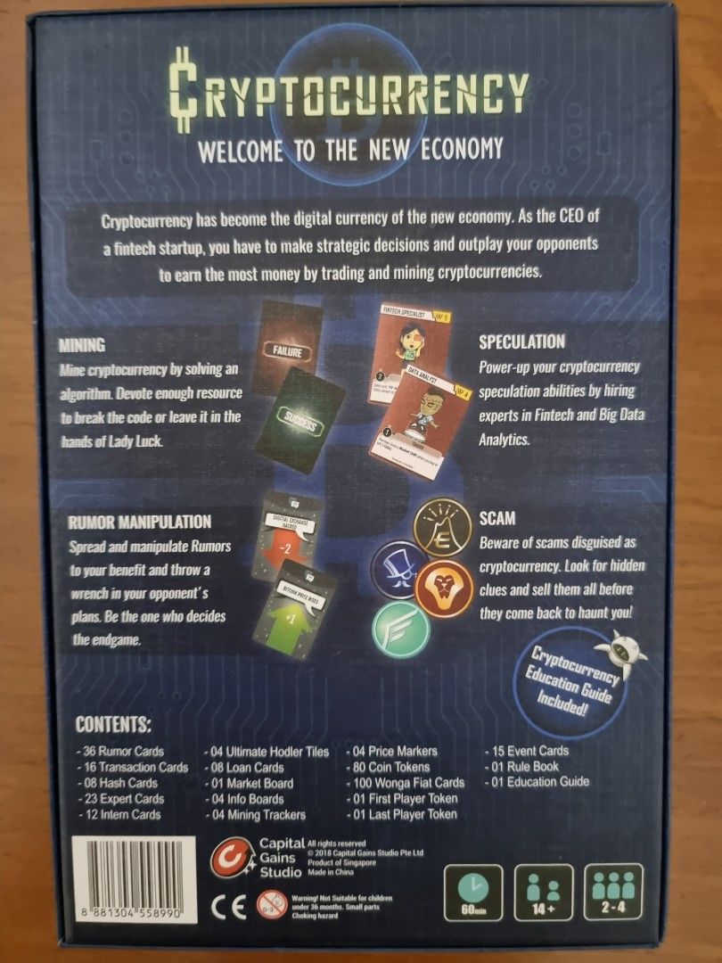 Cryptocurrency Game, Hobbies & Toys, Toys & Games on Carousell