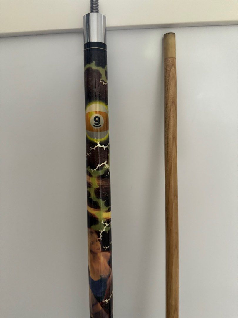 Cue (Category: Other Sports Equipment and Supplies) located in Singapore. Submitted by LoneWolf (Listing ID 1275671613, Image 2). Description: Well used, but need to replace the tip as shown in picture with carrier. .