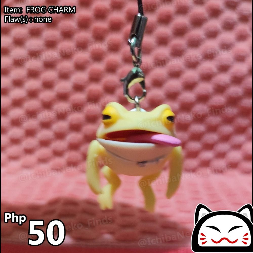 Cute Frog Keychain, Hobbies & Toys, Toys & Games on Carousell