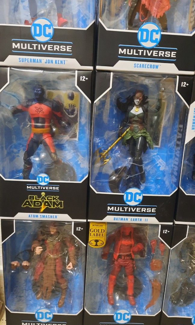 Dc Multiverse Mcfarlane figures superman batman scarecrow catwoman ...