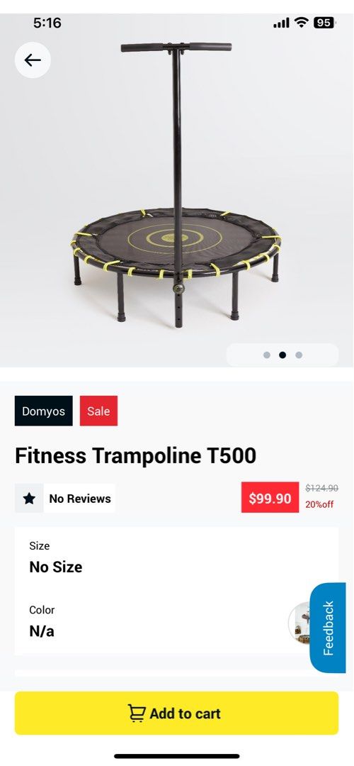 Mini trampoline 2025 fitness decathlon