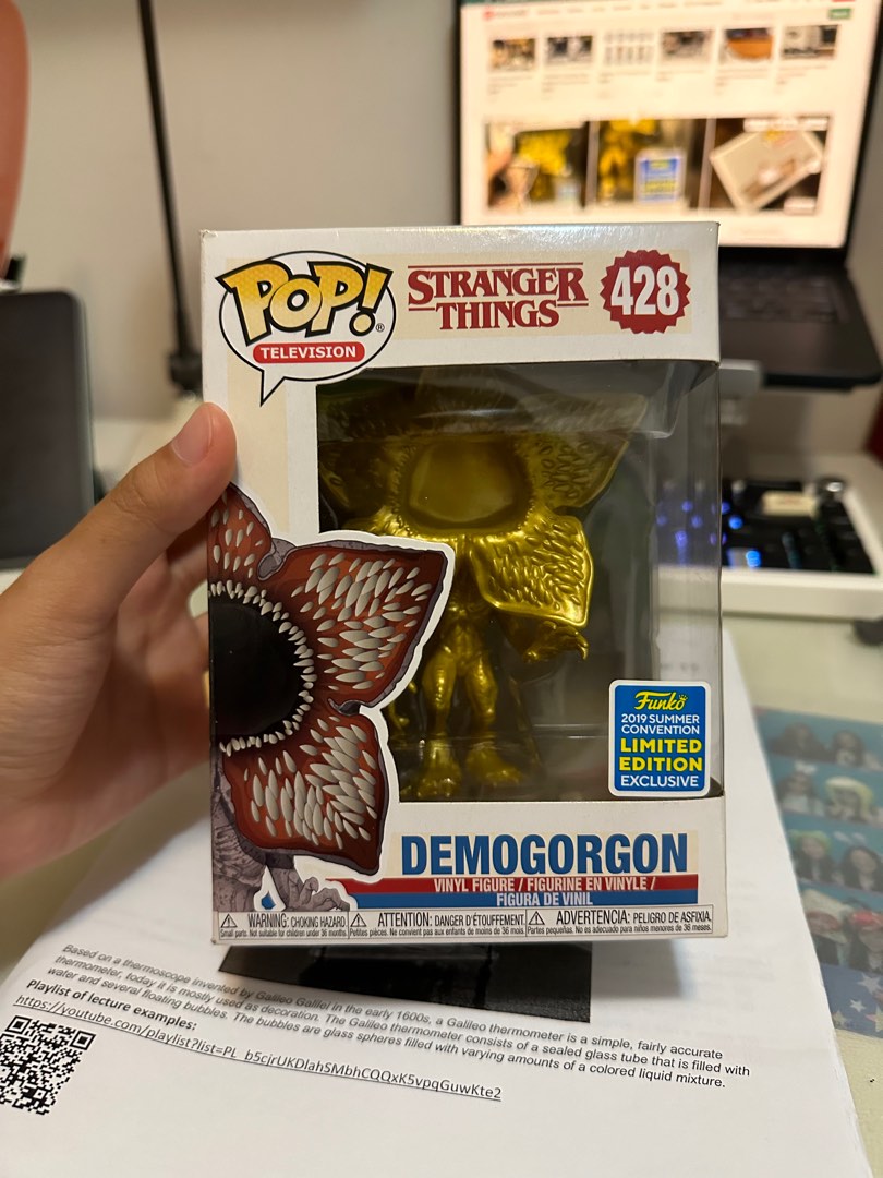 Gold discount demogorgon funko