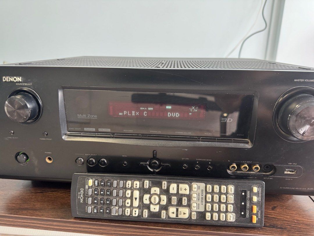 Denon 1911 7.1 ch AV Receiver with MultiZone and 1080p HDMI, Audio