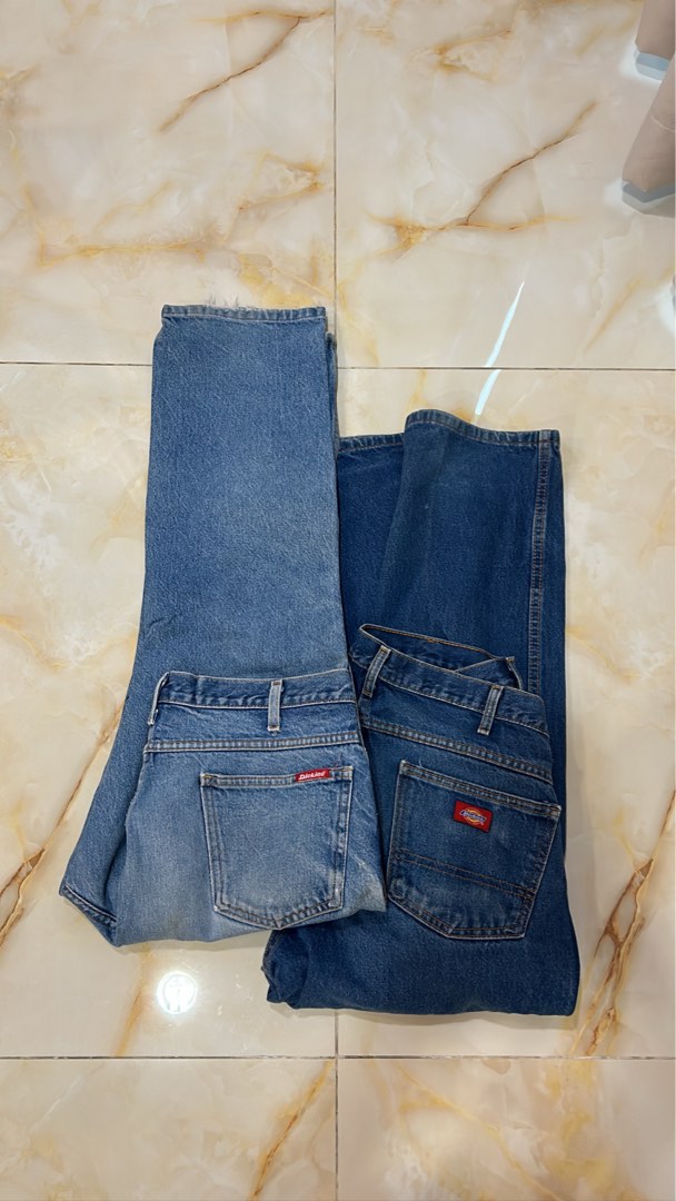 DICKIES JEANS, Men's Fashion, Bottoms, Jeans on Carousell