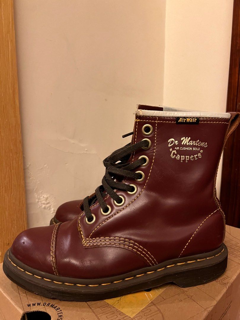 Dr martens deals capper vintage smooth