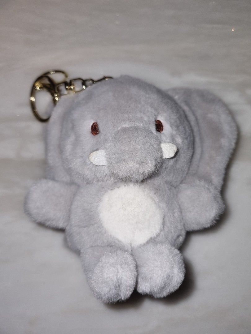 White elephant clearance keychain