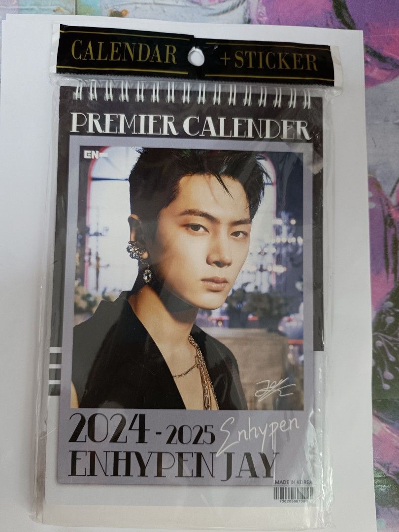 Enhypen Jay 2024 2025 Premium calender Hobbies Toys Memorabilia Enhypen Jay 2024 2025 Premium calender Hobbies Toys Memorabilia