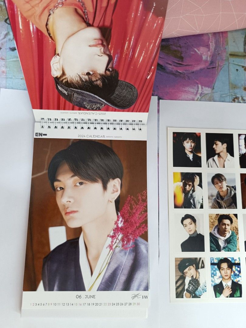 Enhypen Jay 2024 2025 Premium calender Hobbies Toys Memorabilia Enhypen Jay 2024 2025 Premium calender Hobbies Toys Memorabilia