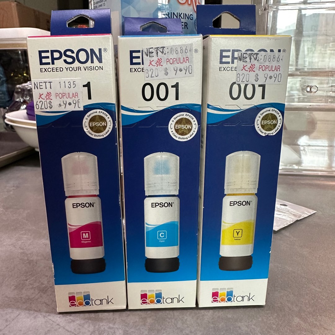 Epson Ecotank Ink refills, Computers & Tech, Printers, Scanners