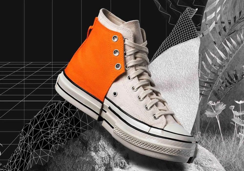 Converse Feng Chen Wang 2 in 1 Chuck 70 Hi Persimmon Orange Men s Fashion Footwear Sneakers on Carousell
