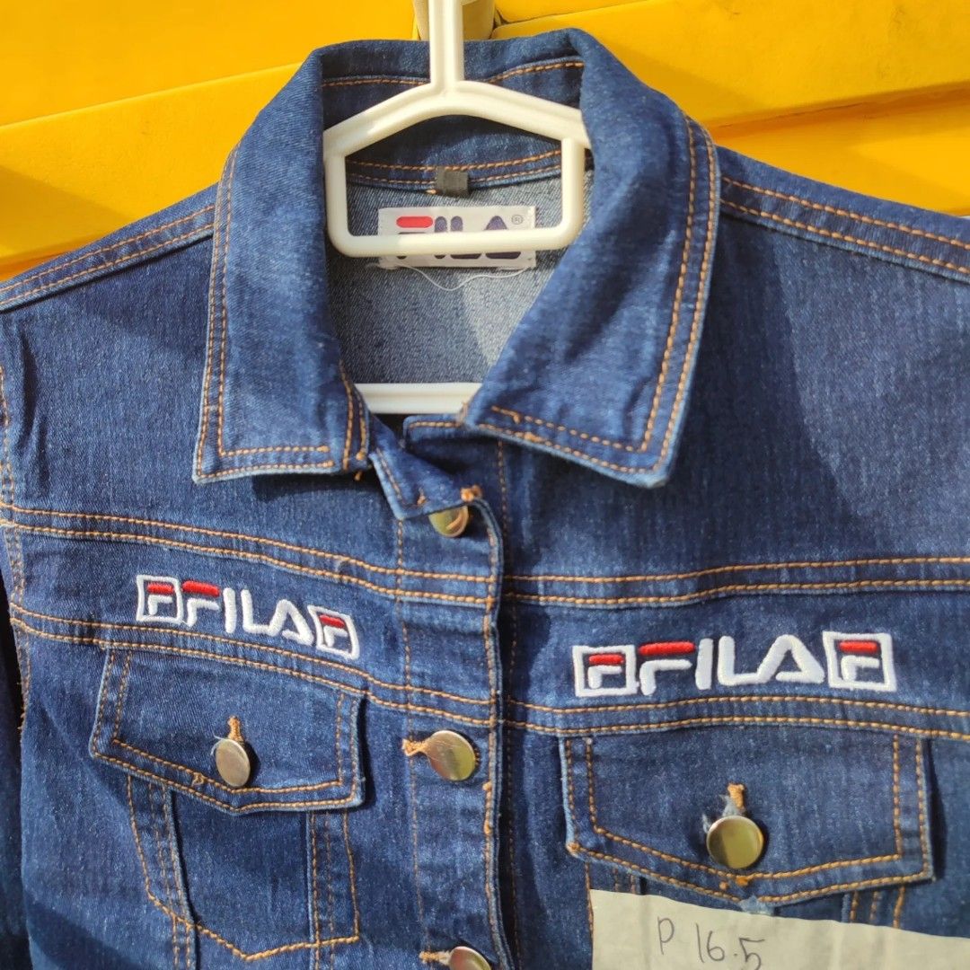Fila jeans jacket store