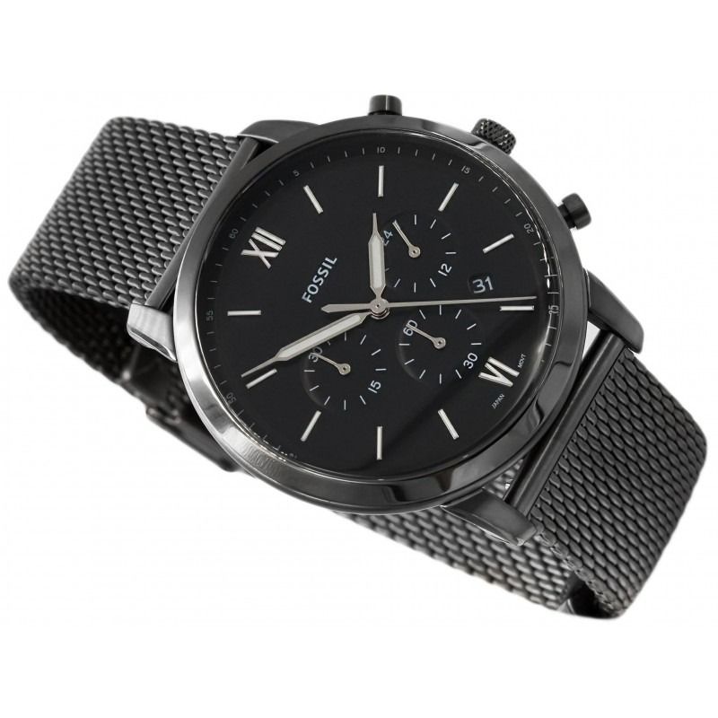 Fossil FS5699 Neutra Chronograph Smoke Stainless Steel Mesh Bracelet Dress  Classic Men\'s Watch, Men\'s Fashion, Watches & Accessories, Watches on  Carousell