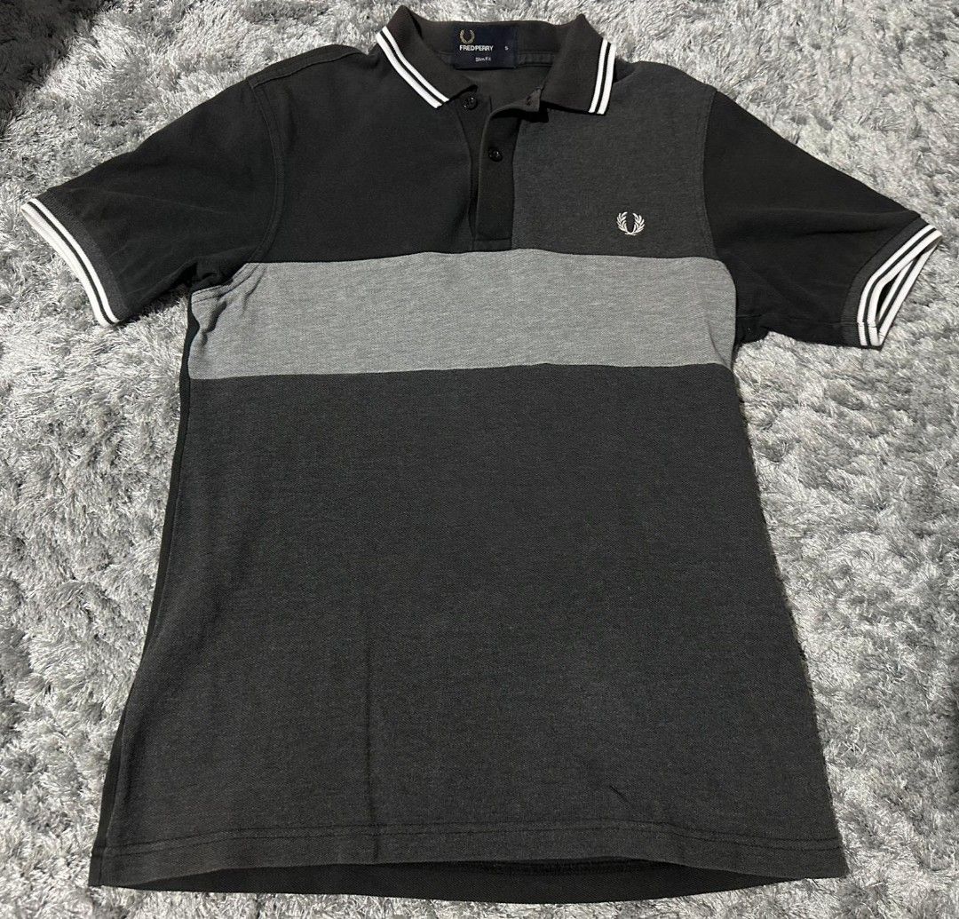 Fred perry colour block sale polo