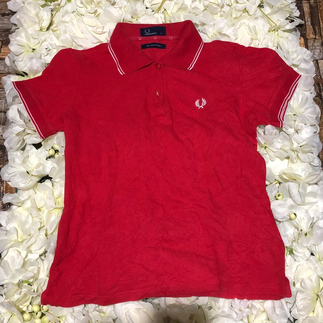 Fred Perry polo women, Women's Fashion, Tops, Shirts on Carousell