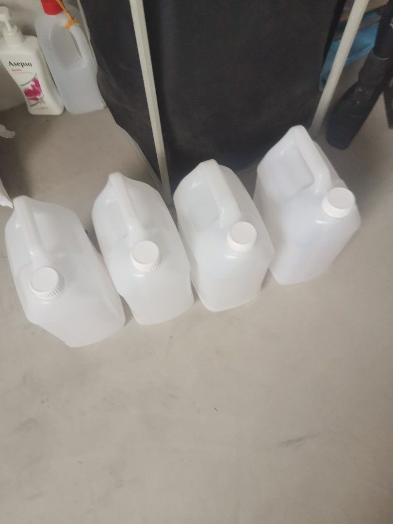 DAMA BOTTIGLIA PLASTICA 5 LT TRASPARENTE - VERDE ALIMENTI VINO - Foto 3