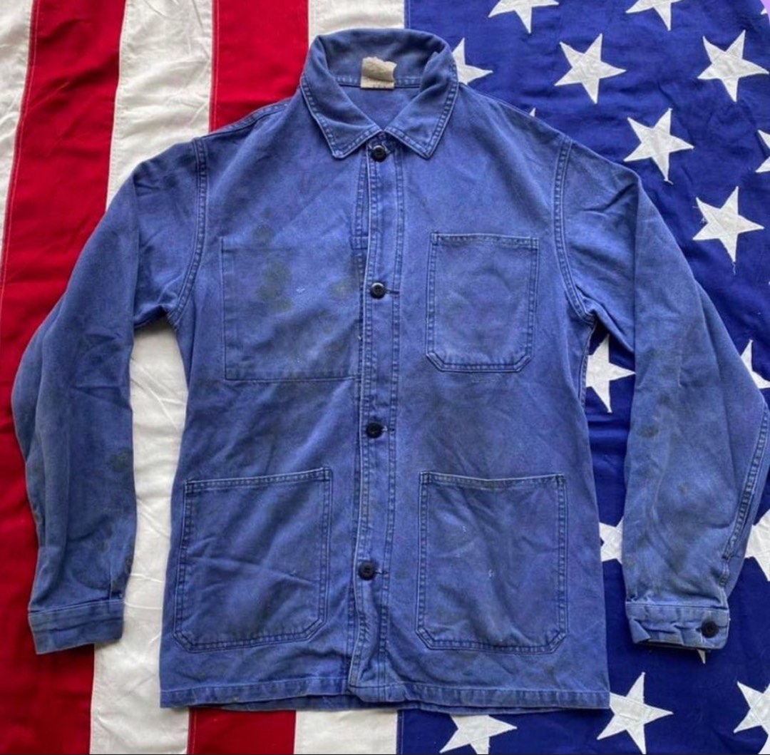 French work jacket mens top