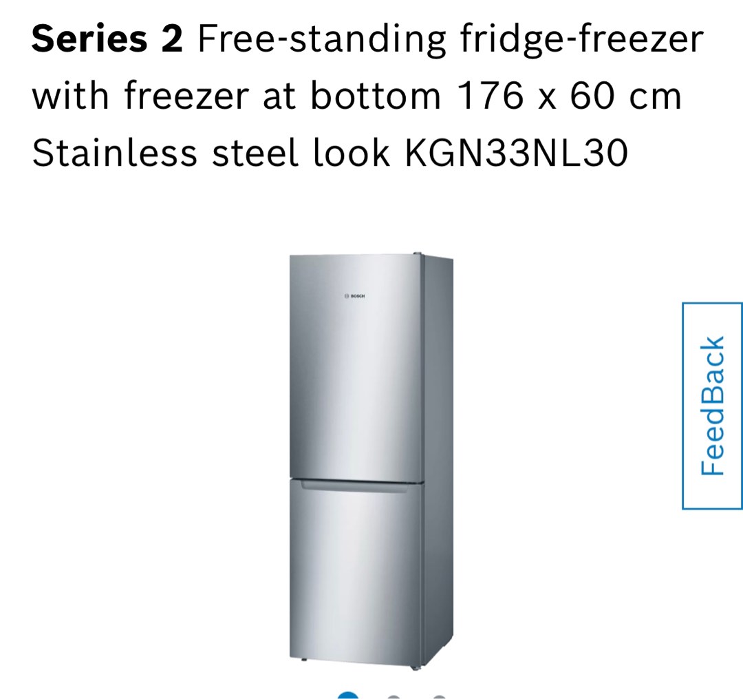 Fridge Freeze, TV & Home Appliances, Kitchen Appliances, Refrigerators