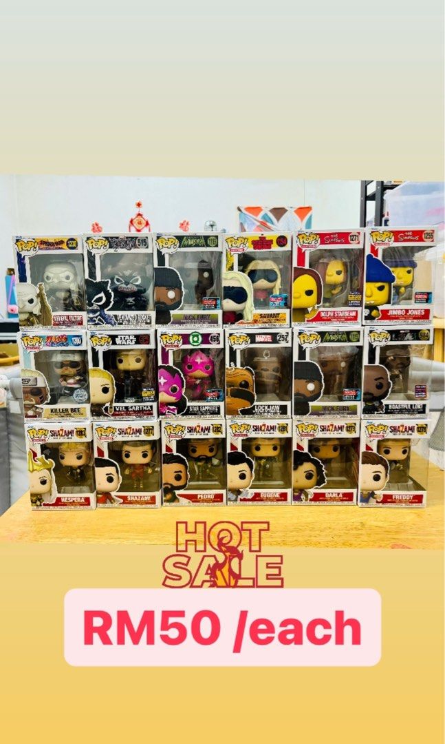 Funko pop hot 2025 sale