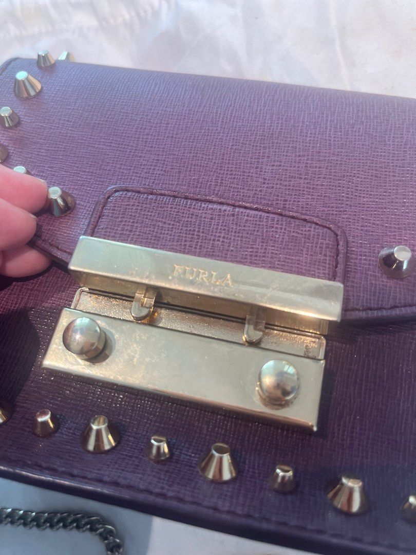 Furla julia saffiano leather satchel new arrivals