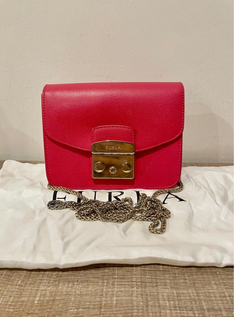 Furla metropolis clearance mini crossbody ruby