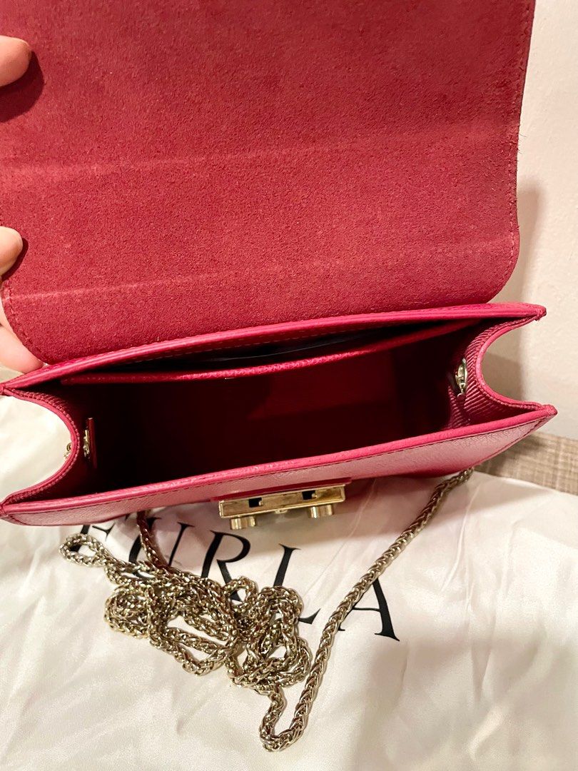 Furla metropolis red bag shop