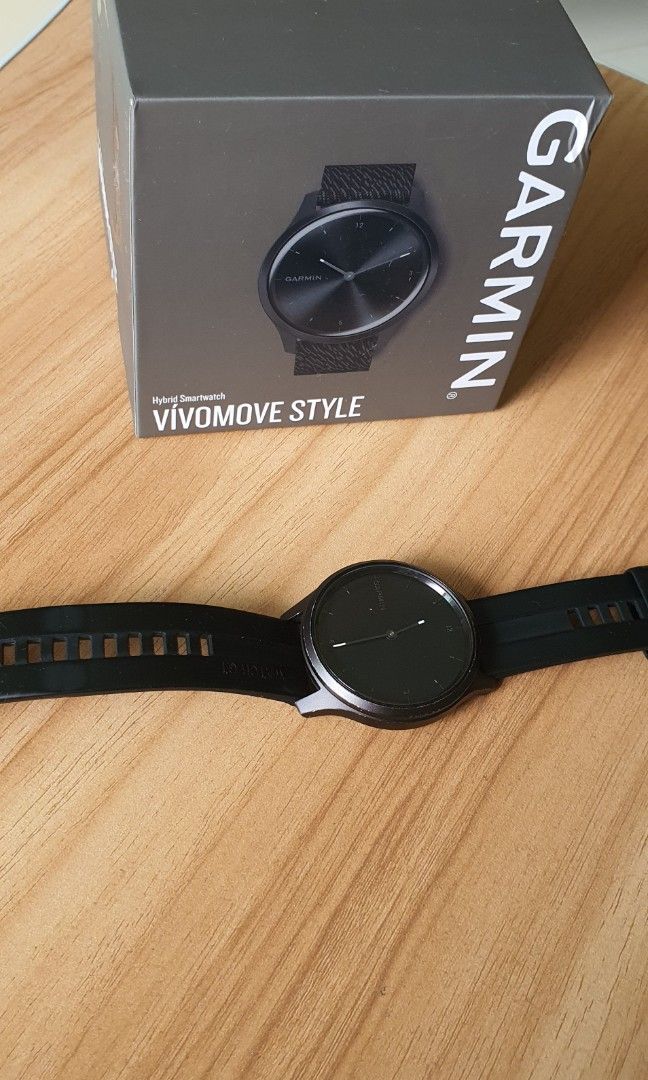 Garmin smartwatch vivomove 3 gunmetal deals