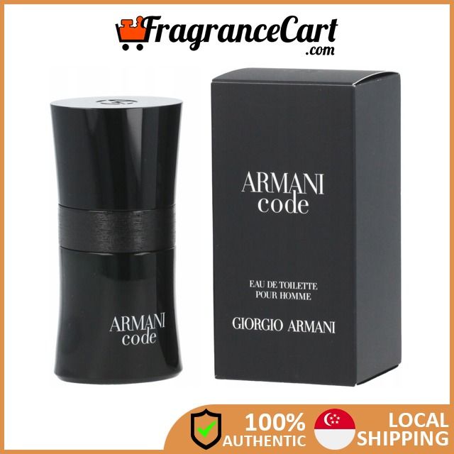 Giorgio Armani Code EDT for Men 30ml 75ml 125ml Brand New 100 Authentic Perfume FragranceCart Eau de Toilette Man Black Amber Spicy Beauty Personal Care Fragrance Deodorants on Carousell