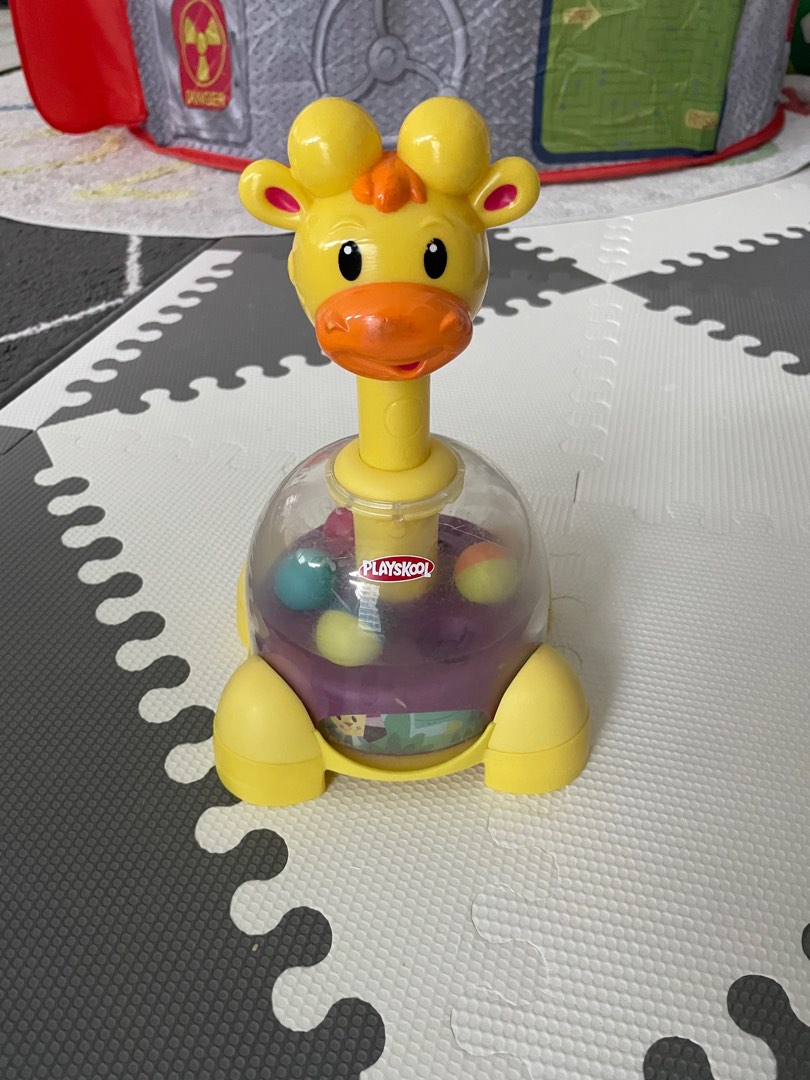 Giraffe Spinning Toy, Babies & Kids, Infant Playtime on Carousell