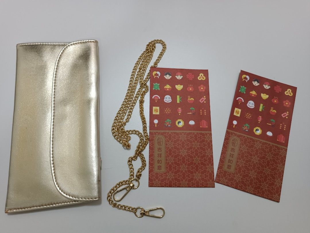 Gold color bag sale